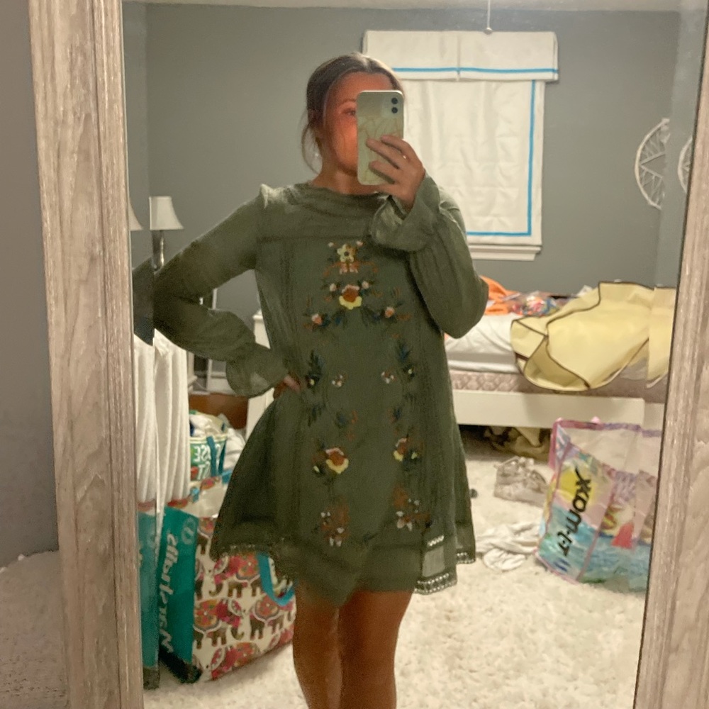 Green dress